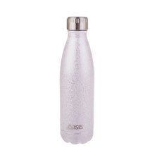 Load image into Gallery viewer, Oasis Insulated Stainless Steel Shimmer Water Bottle - Silver (500ml) - D.Line