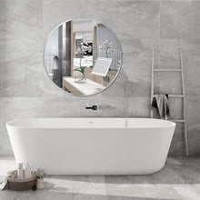 Load image into Gallery viewer, COMFEYA 60cm Silver Round Mirror