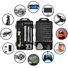Load image into Gallery viewer, 115-in-1 Repair Precision Screwdriver Set - Black