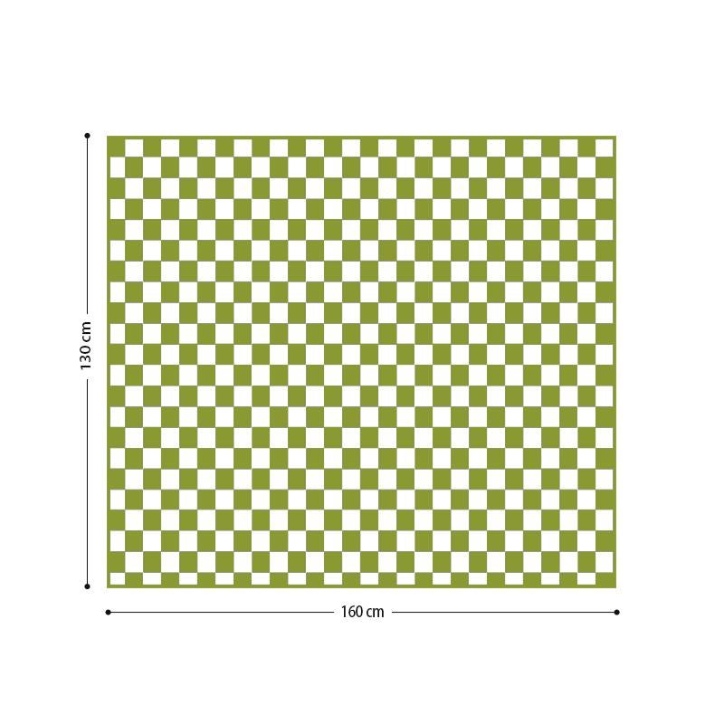 COMFEYA Cosy Checked Blanket 130x160CM - Green