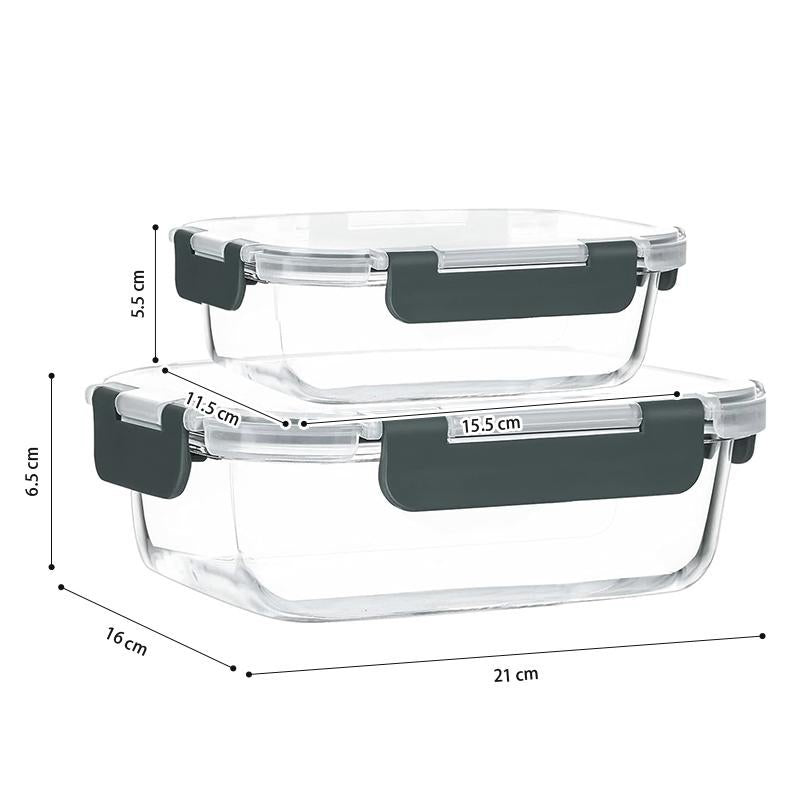 STORFEX 10-Pack Glass Meal Prep Containers with Lids