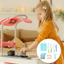 Load image into Gallery viewer, 8 Pcs Plastic Kitchen Knife Set for Kids - Blue