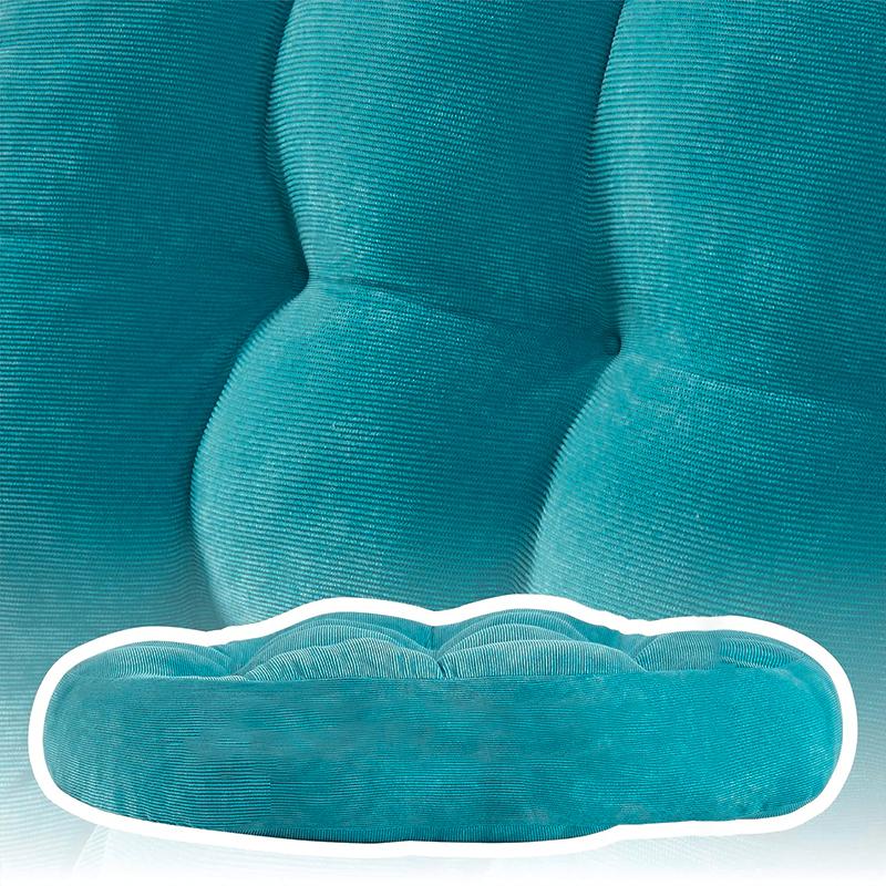COMFEYA Meditation Floor Pillows Set of 2 - Blue
