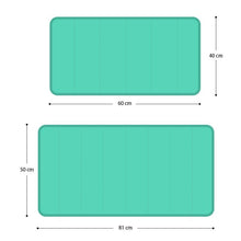 Load image into Gallery viewer, COMFEYA 2 Pack Bath Mat Set - Green