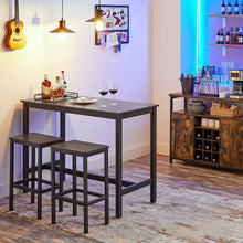 Load image into Gallery viewer, Vasagle Dining Bar Table Set - Dark Grey