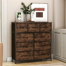Load image into Gallery viewer, Fraser Country 9 Drawer Storage Chest - Rustic Walnut