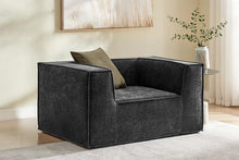 Load image into Gallery viewer, Ovela Softly Compressed Armchair (Charcoal)
