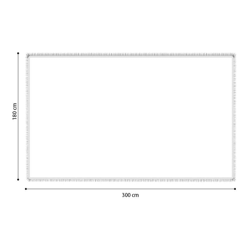 COMFEYA 180x300cm Chenille Couch Cover - Grey