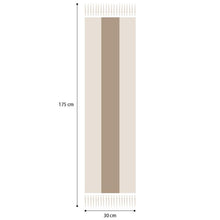 Load image into Gallery viewer, COMFEYA Boho Table Runner with Tassels - White (175cm)