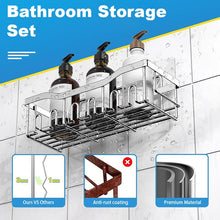Load image into Gallery viewer, STORFEX 5 Pcs Bath Organizers Shelves