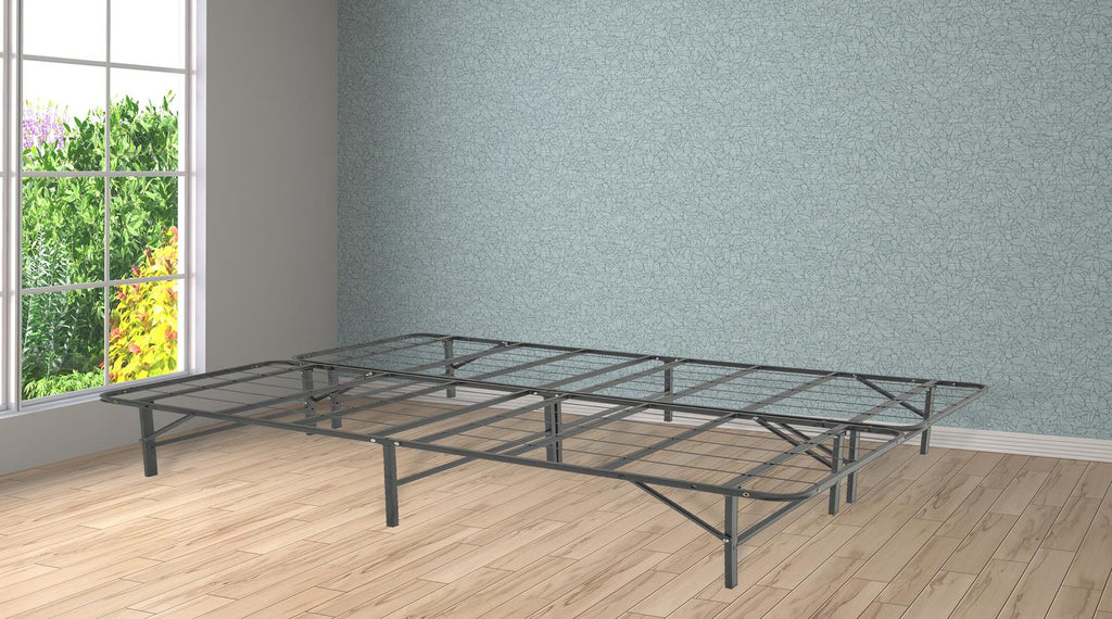 Foldable Metal Bed Frame - Double