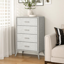 Load image into Gallery viewer, Fraser Country: Lyle 4 Drawer Dresser - Snow Velvet Light Grey