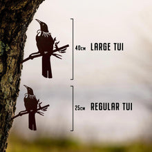 Load image into Gallery viewer, MetalBird Tui Garden Art - Large