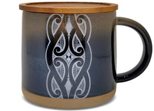 Load image into Gallery viewer, Moana Road: Miriama Grace-Smith Glazed Ceramic Mug - Black