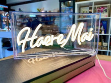 Load image into Gallery viewer, Moana Road: Neon Light - Haere Mai White