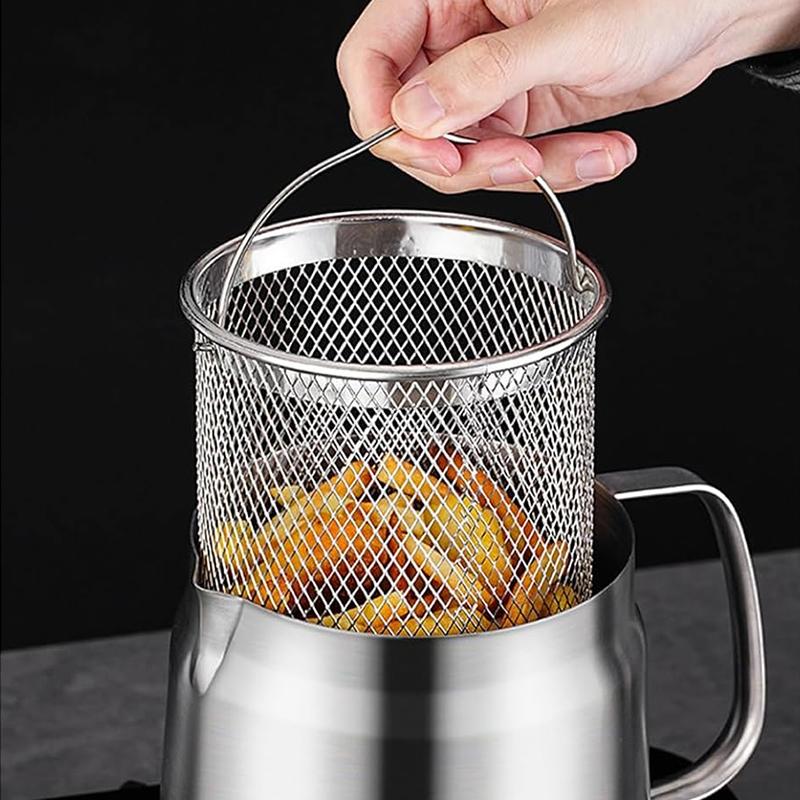 OZZYCOOK 2L Stainless Steel Oil Filter Pot