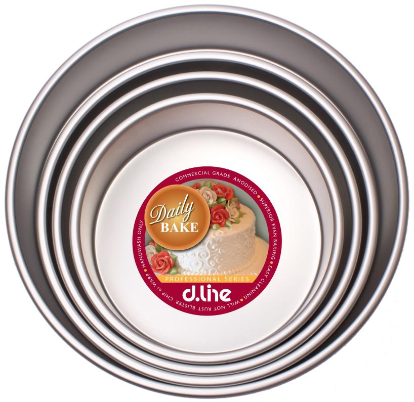 Anodised Deep Round Cake Pan (30cm x 7.5cm) - D.Line