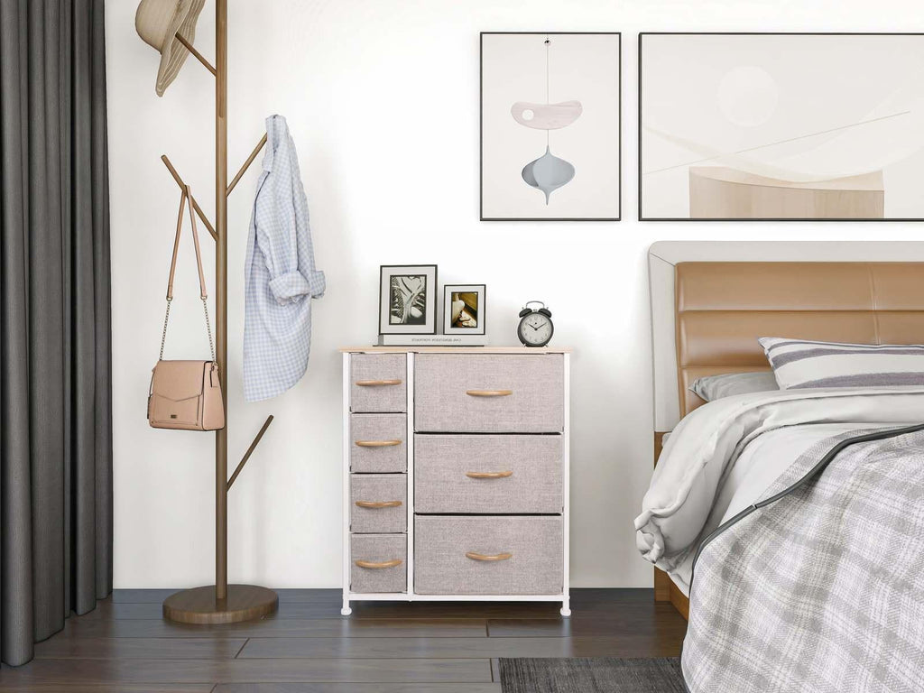 Ovela 7 Drawer Storage Chest -Beige