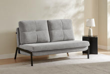 Load image into Gallery viewer, Shangri-La Brad Upholstered Double Sofa Bed (Grey)