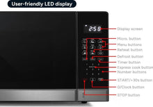 Load image into Gallery viewer, Kogan 34L Inverter Microwave Oven with Mirror Finish