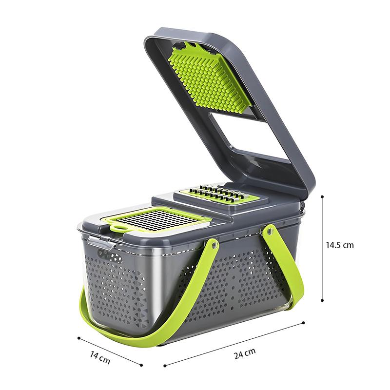 OZZYCOOK 22 in 1 Vegetable Cutter with Container