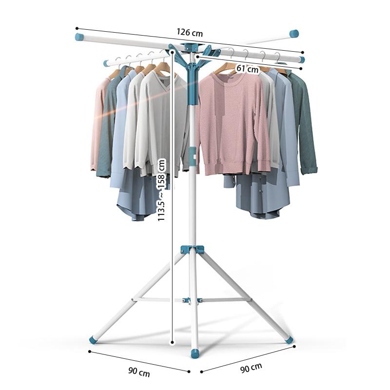 STORFEX Portable Height-Adjustable Clothes Rack