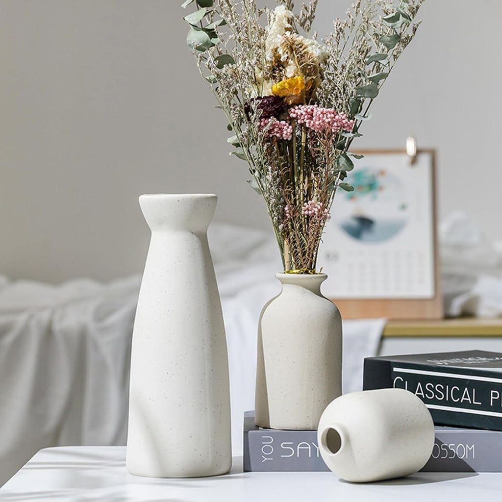 Fraser Country: Minimalist Vase Set - White (Set of 3)