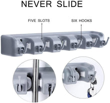 Load image into Gallery viewer, Wall Mounted Broom and Garden Tool Holder