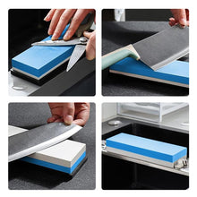 Load image into Gallery viewer, OZZYCOOK Double Sided Whetstone Knife Sharpener 1000/6000 Grit