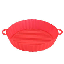 Load image into Gallery viewer, Reusable Air Fryer Silicone Liner - Red (21.6cm)