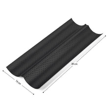 Load image into Gallery viewer, OZZYCOOK Non-stick Baguette Pans for Baking - Black