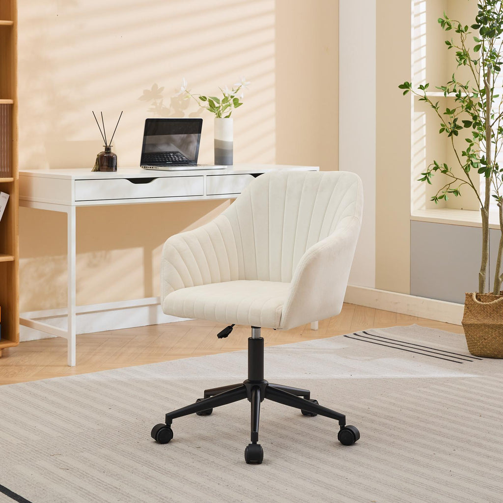 Gorilla Office: Bridget Velvet Chair - White