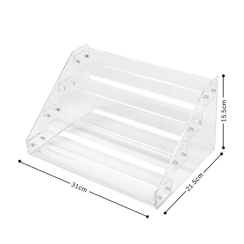 STORFEX 4 Tier Clear Display Risers Stand