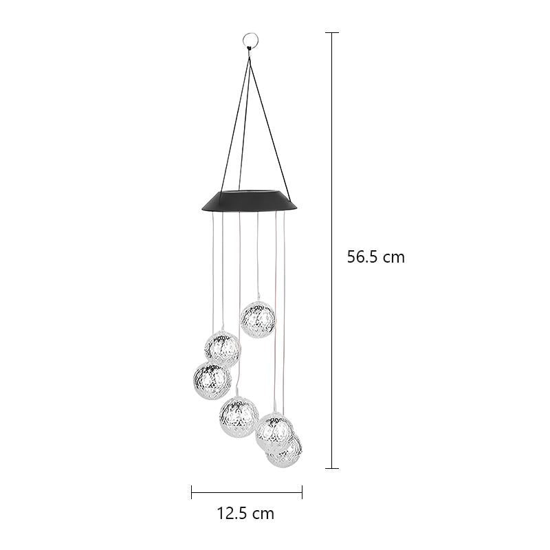 LUMIRO Solar Hanging Garden LED Ball Lights - White