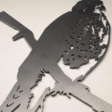 Load image into Gallery viewer, Metalbird: Karearea / New Zealand Falcon Garden Art