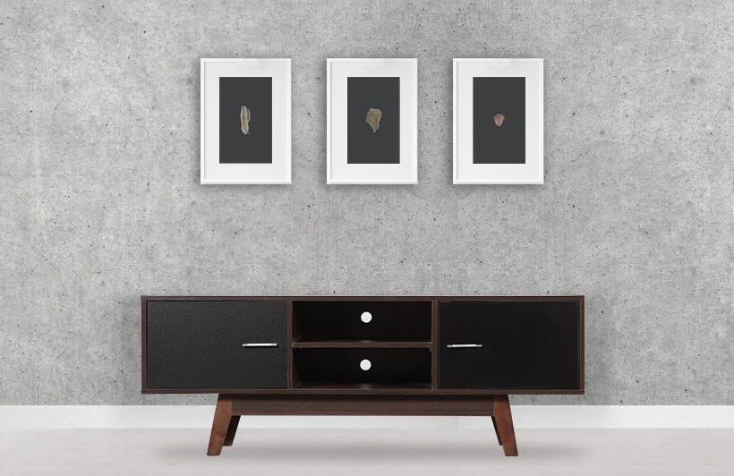1.35M TV Entertainment Unit - Walnut & Black