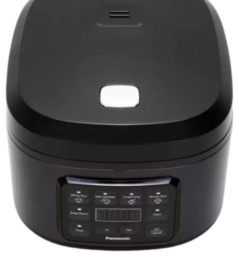 Panasonic: Rice Cooker 1.8L - Black (SR-DA182KST)