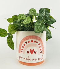 Load image into Gallery viewer, Urban Products: You Make Me Smile Planter - Pink
