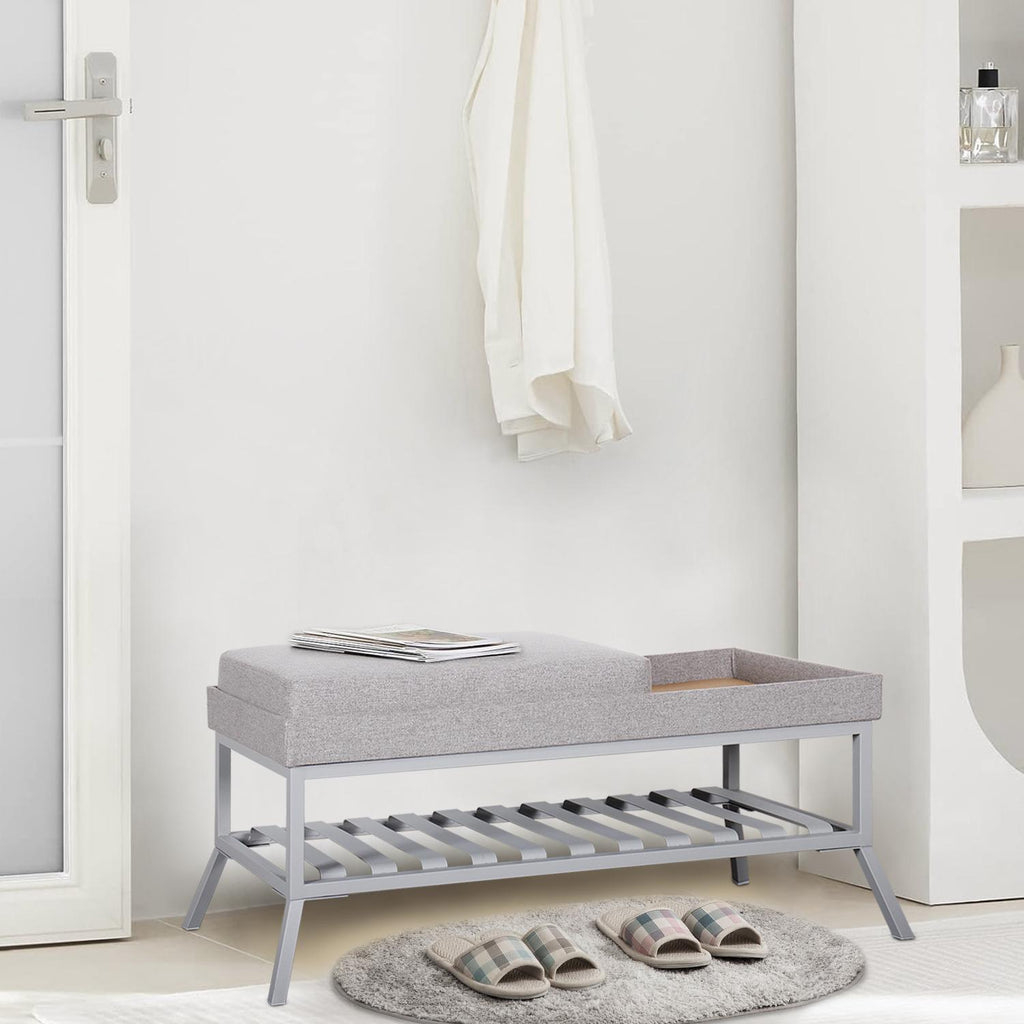 Fraser Country Shoe & Bench Storage Rack - Grey