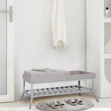 Load image into Gallery viewer, Fraser Country Shoe &amp; Bench Storage Rack - Grey
