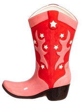 Load image into Gallery viewer, Sass &amp; Belle: Cowboy Boot Vase - Red