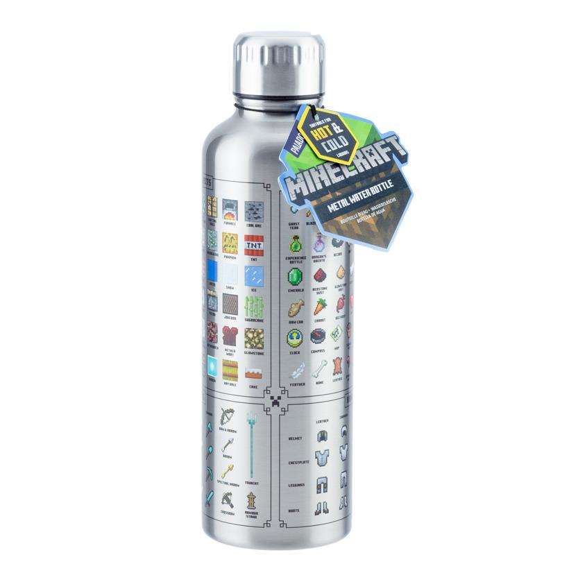 Paladone: Minecraft Metal Water Bottle