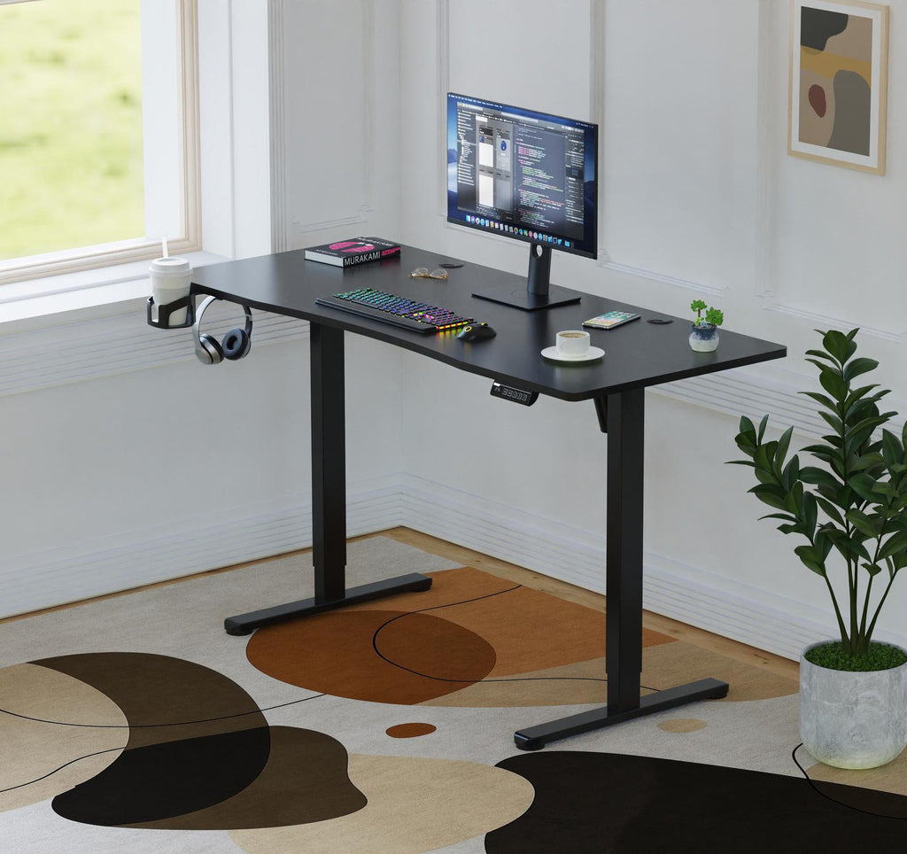 Fraser Country Pronto Electric Standing Desk Black 140cm