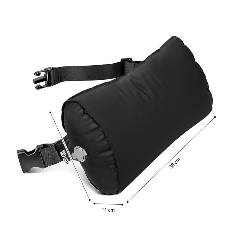 COMFEYA Inflatable Lumbar Pillow - Black