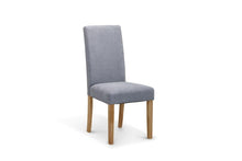 Load image into Gallery viewer, Ovela Set of 2 Kyran Fabric Dining Chairs (Ash Grey)