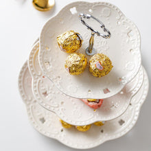 Load image into Gallery viewer, STORFEX 2pcs 3-Tier Porcelain Cupcake Serving Tray