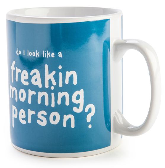 Morning Person - Giant Novelty Mug