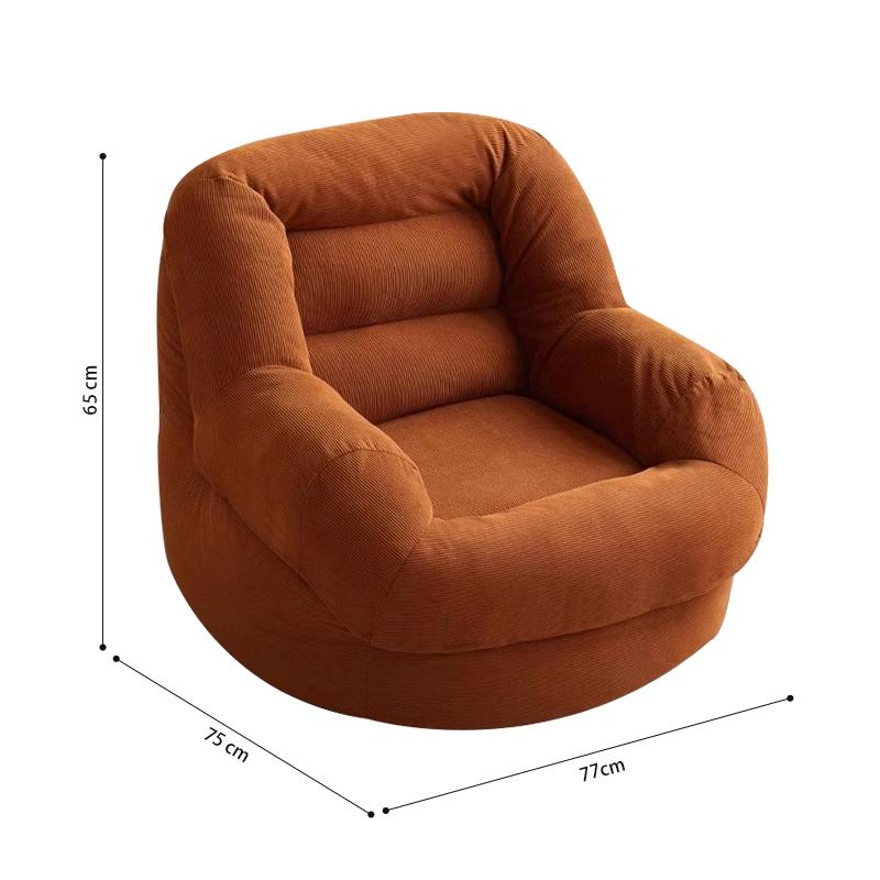 COMFEYA Bean Bag Couch for Adults and Kids - Brown