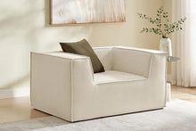 Load image into Gallery viewer, Ovela Softly Compressed Armchair (Cream)