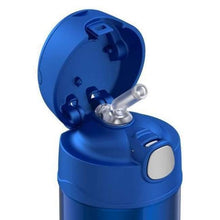 Load image into Gallery viewer, Thermos: FUNtainer Straw Bottle - Blue (355ml)